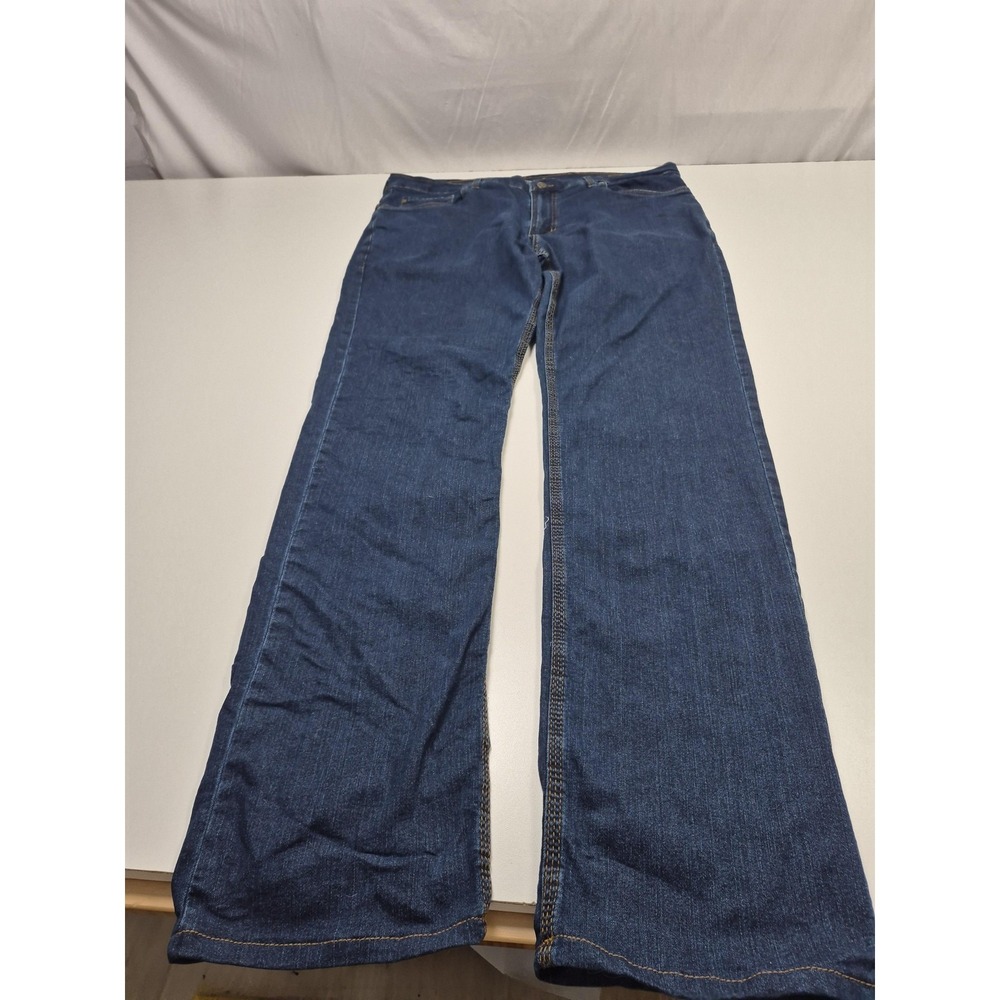 Origin Legit Fit Jeans Mens 40x36 Blue Relaxed Straight Denim Made USA Delta68
